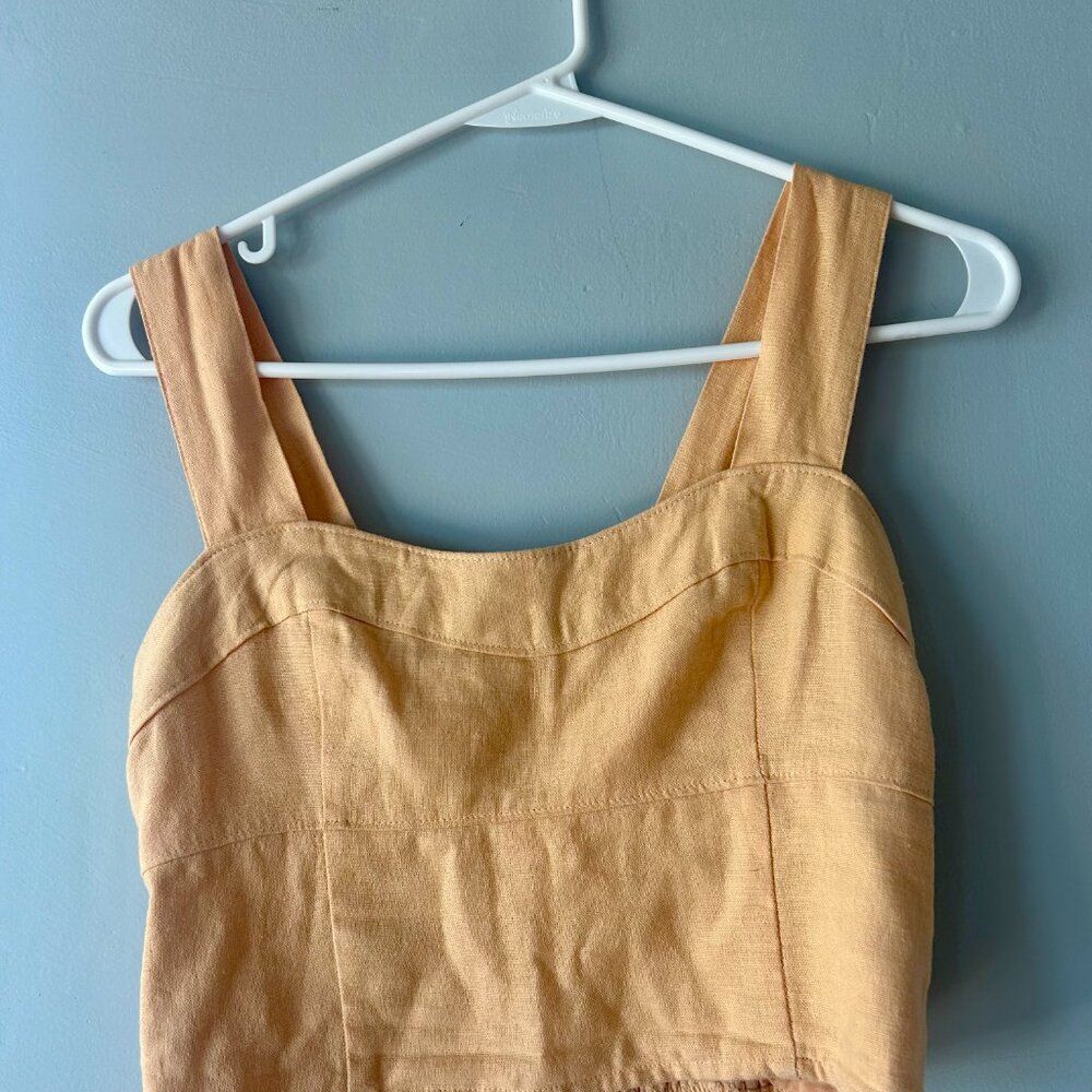 Abercrombie & Fitch Linen Crop Tank - New Women
